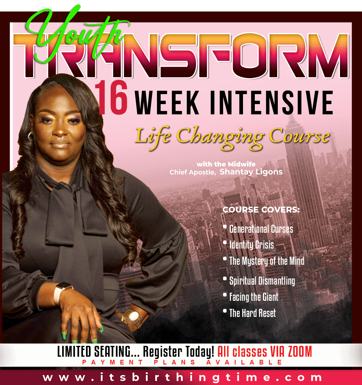 Youth Transform 16 Week Course