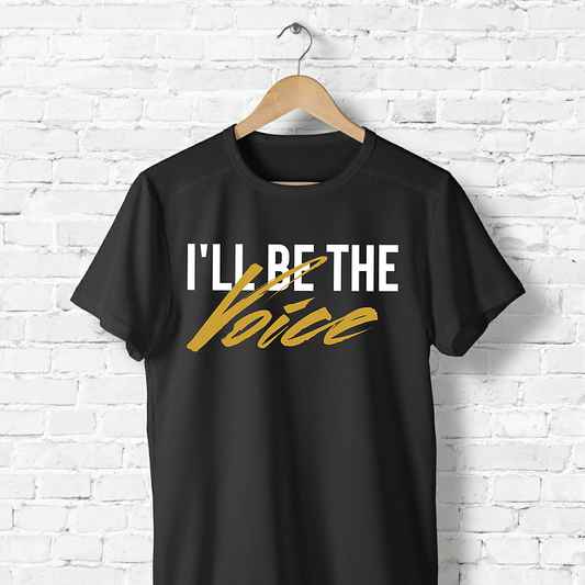 I'll Be The Voice (Black+Color) Tee
